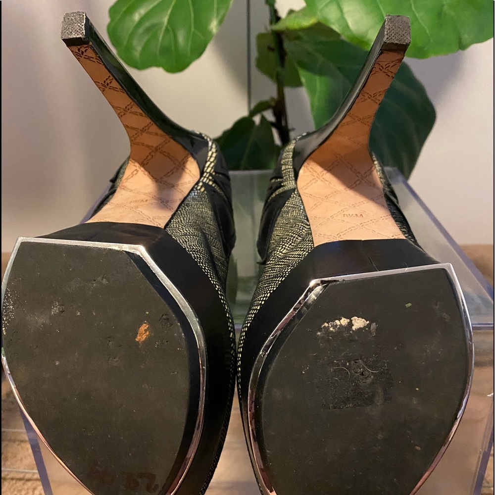 Modern Geometric Platform Heels - image 5